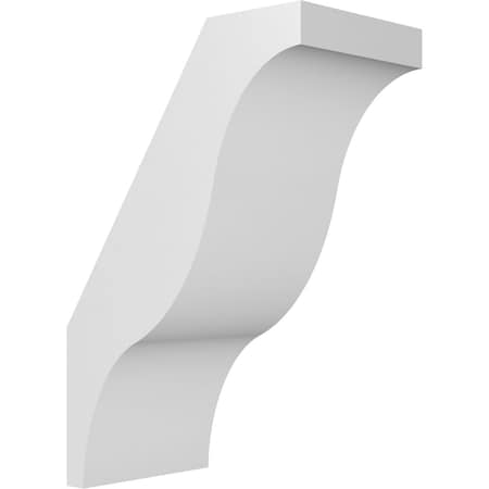 Ekena Millwork 5-in. W x 8-in. D x 12-in. H Funston Architectural Grade PVC Knee Brace BRCP05X08X12FST